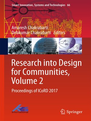 cover image of Research into Design for Communities, Volume 2